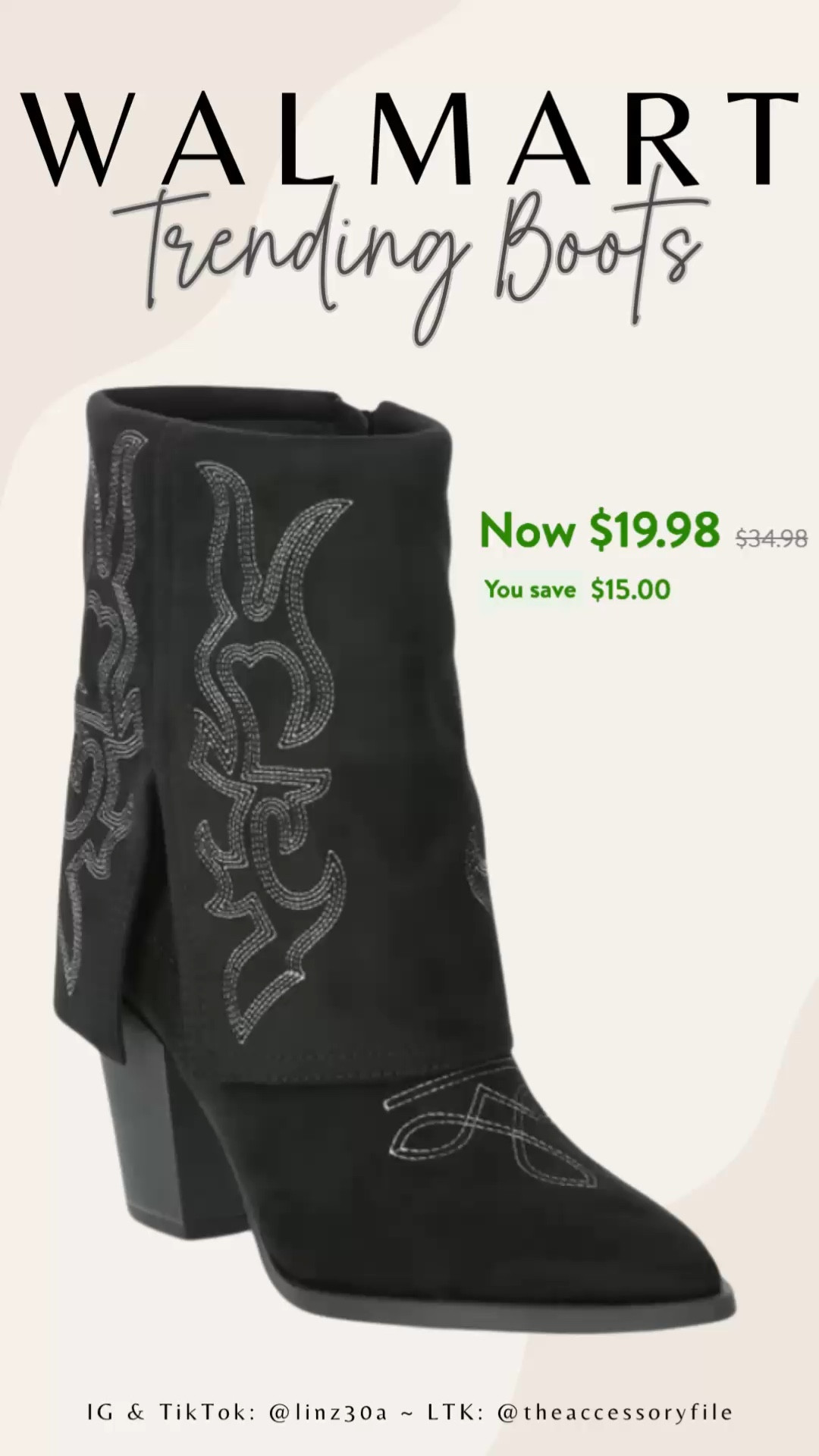 Trending fold over boots on sale 

Black boots, gifts for her, western boots, Nashville outfit, country concert outfit, fall boots, fall fashion, winter outfit, winter fashion 

#LTKShoeCrush #LTKGiftGuide #LTKSaleAlert