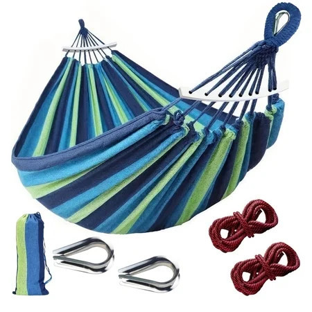 Mapskey Hammocks Portable Camping 700lb Comfortable Fabric with Two Anti Roll Balance Beam and Sturdy Tree Straps | Walmart (US)