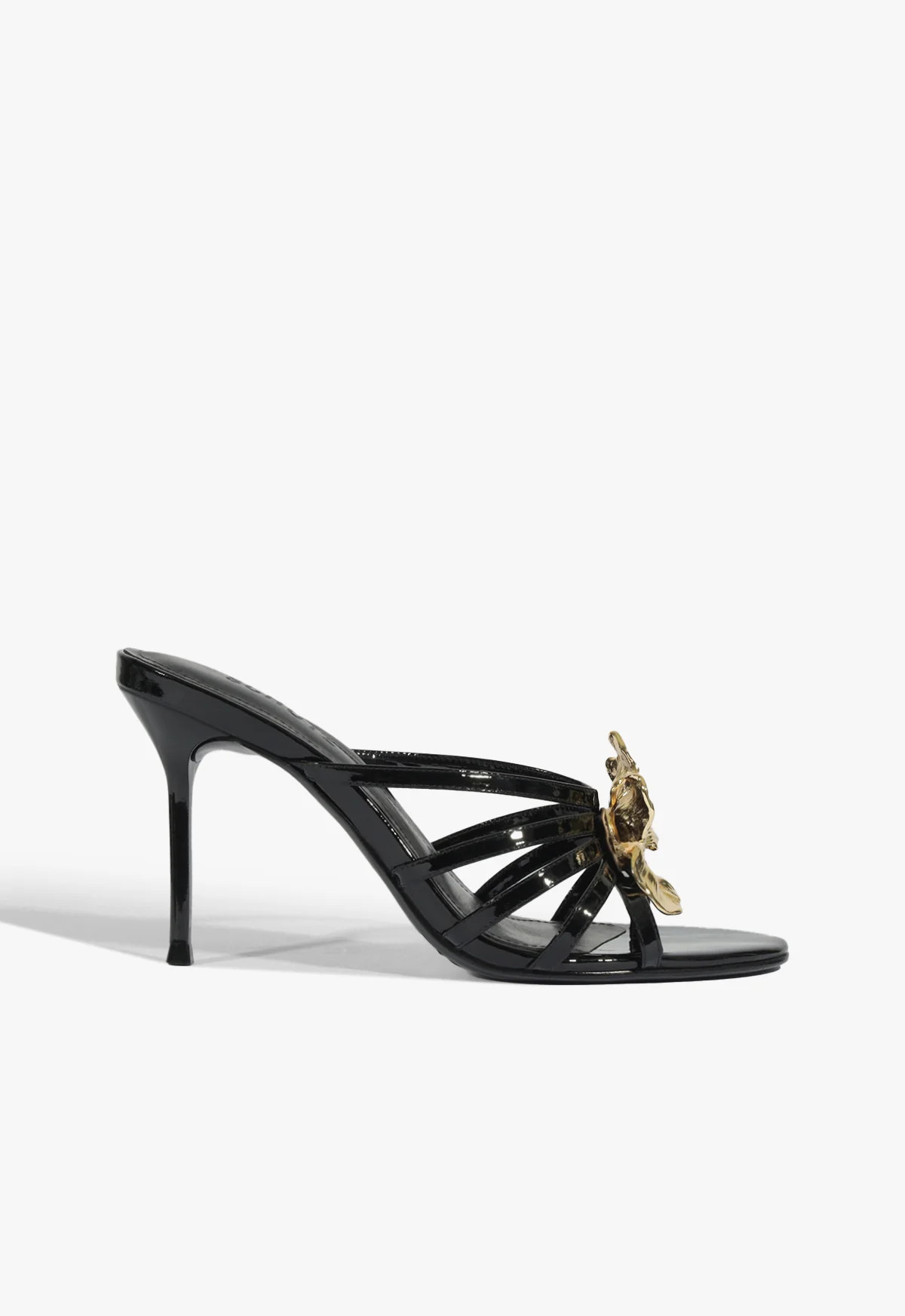 Flora Black High Stiletto Heel Sandal | Schutz (US)
