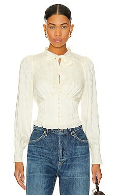 HEARTLOOM Hallie Top in Ivory from Revolve.com | Revolve Clothing (Global)