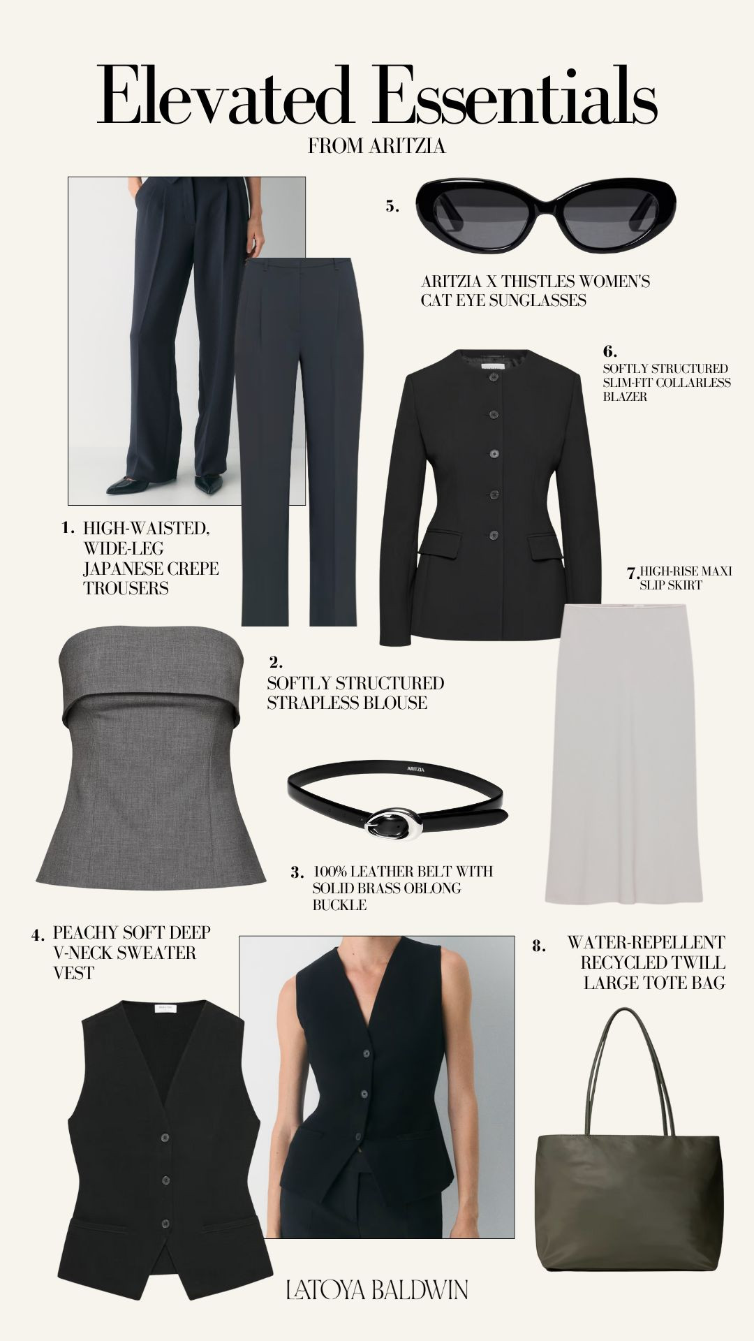 Aritzia elevated essentials that turn a basic work wardrobe into something worth noticing, the kind of pieces that make everything else look better.
#aritzia #elevatedbasics #fallworkwear #falloutfit 

 

#LTKWorkwear #LTKStyleTip #LTKSeasonal