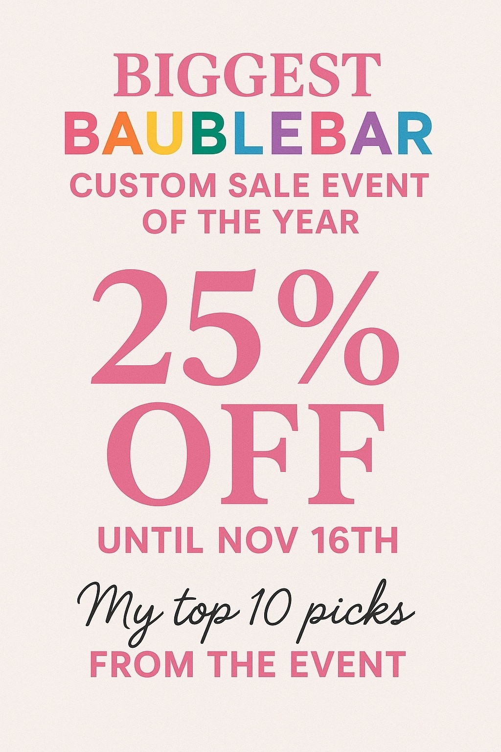 Baublebar sale
Custom sale
Custom jewelry
Personalized jewelry 