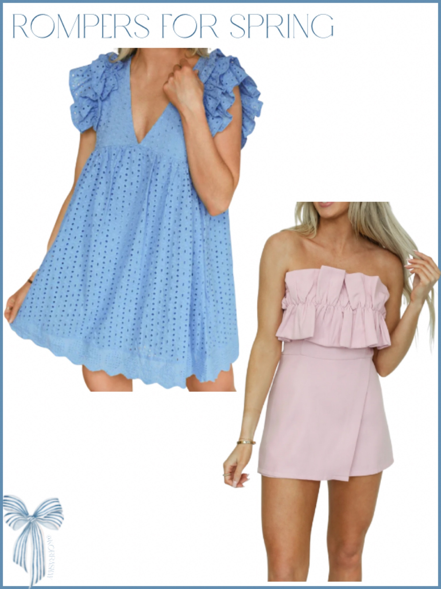 Spring time 2023 fashion ideas: rompers! The perfect all in one romper outfits to throw on during any spring day 🌷

#LTKSeasonal #LTKFind #LTKunder100