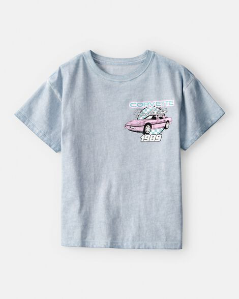 Kid Chevrolet™ Corvette™ Short-Sleeve Graphic Tee - Blue | Carter's Inc