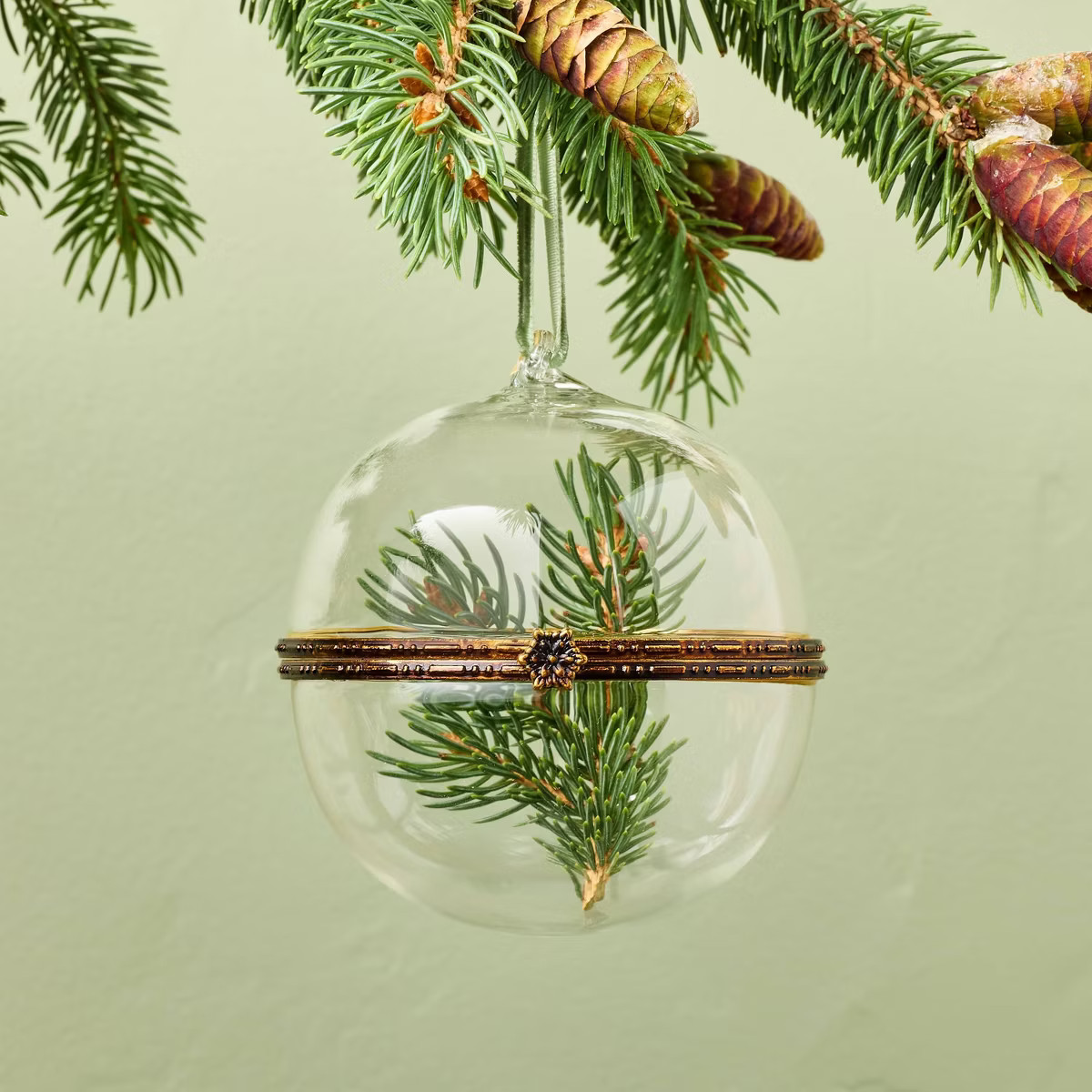 Hinged Glass Christmas Tree Ornament - Hearth & Hand™ with Magnolia | Target