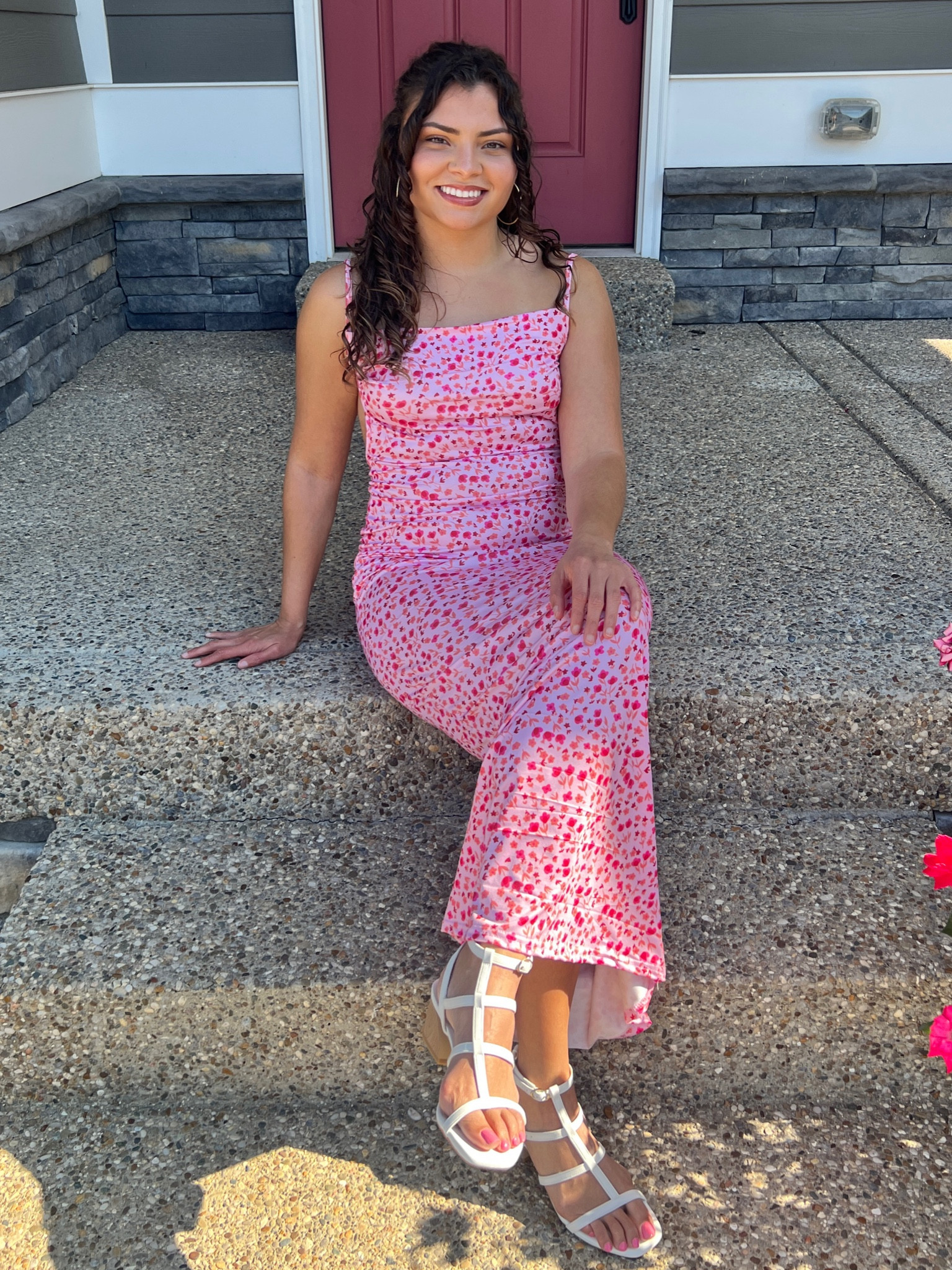 My birthday outfit 💕🎊
Amazon floral backless maxi dress and Anne Klein white heels from DSW!

#LTKSeasonal #LTKstyletip #LTKbeauty