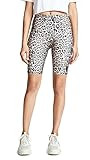 Onzie Women's High Rise Bike Shorts, Leopard, Print, Tan, M-L | Amazon (US)