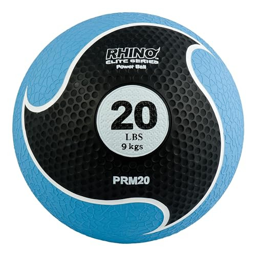 Champion Sports Rhino Elite Medicine Ball (20 pounds), Blue | Amazon (US)