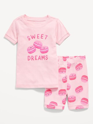 Unisex Snug-Fit Graphic Pajama Shorts Set for Toddler & Baby | Old Navy (CA)