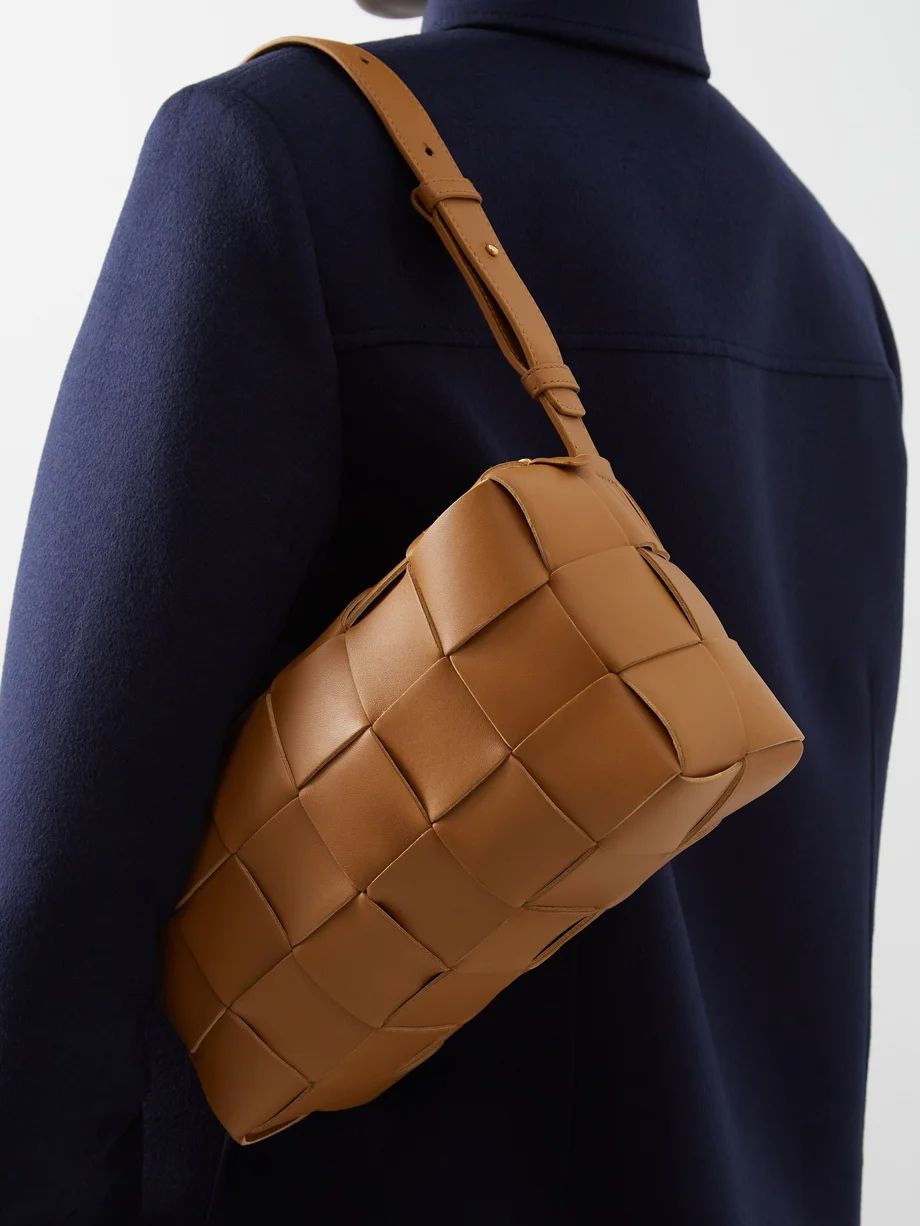 Brick Cassette Intrecciato-leather shoulder bag | Bottega Veneta | Matches (US)