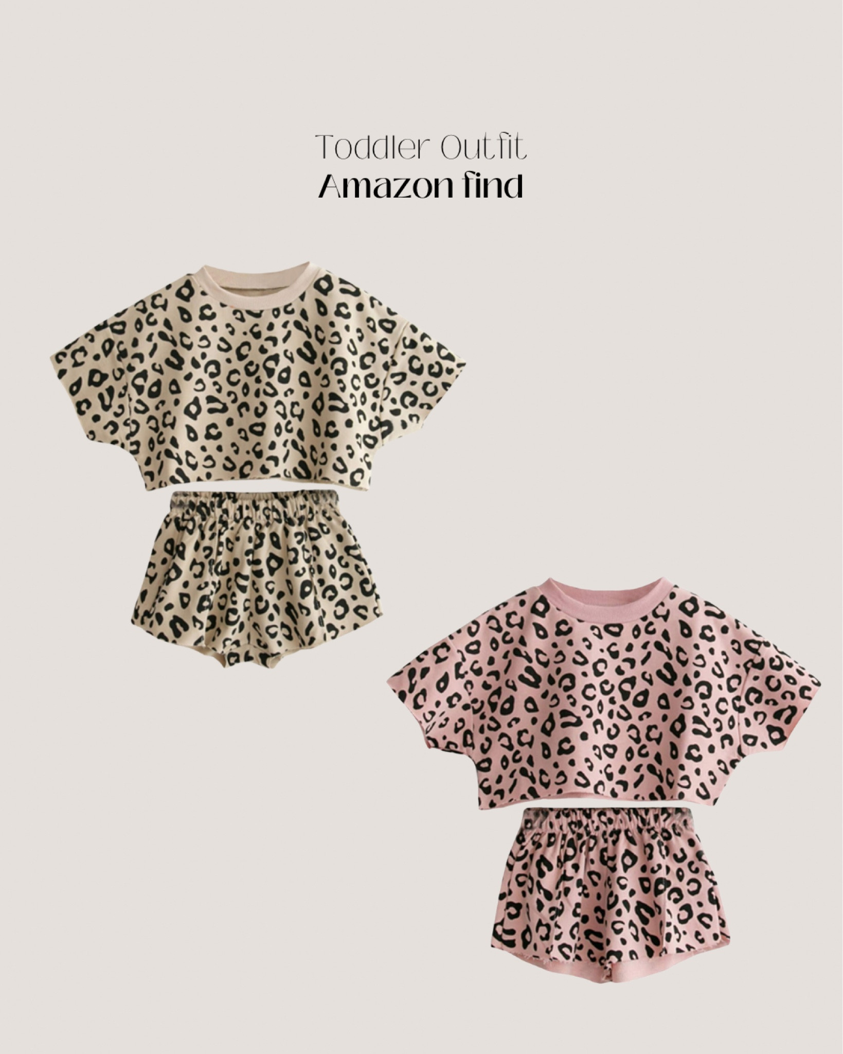 Toddler Lounge Outfit

amazon  
amazonfinds 
amazonfashion 
toddler 
baby 
leopardset 
loungewear
Amazon kids
Amazon toddlerr

#LTKstyletip #LTKfindsunder50 #LTKkids