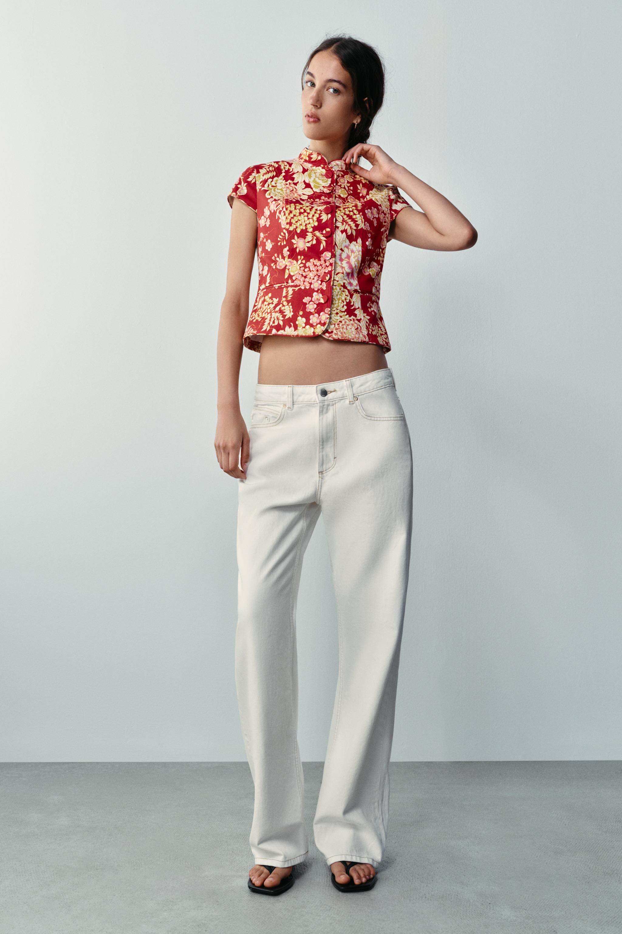 FLORAL PRINT TOP | Zara US