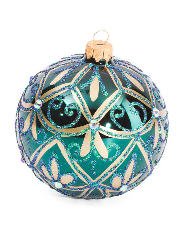 Made In Poland 4in Handmade Glass Ornament | Global Home | Marshalls | Marshalls