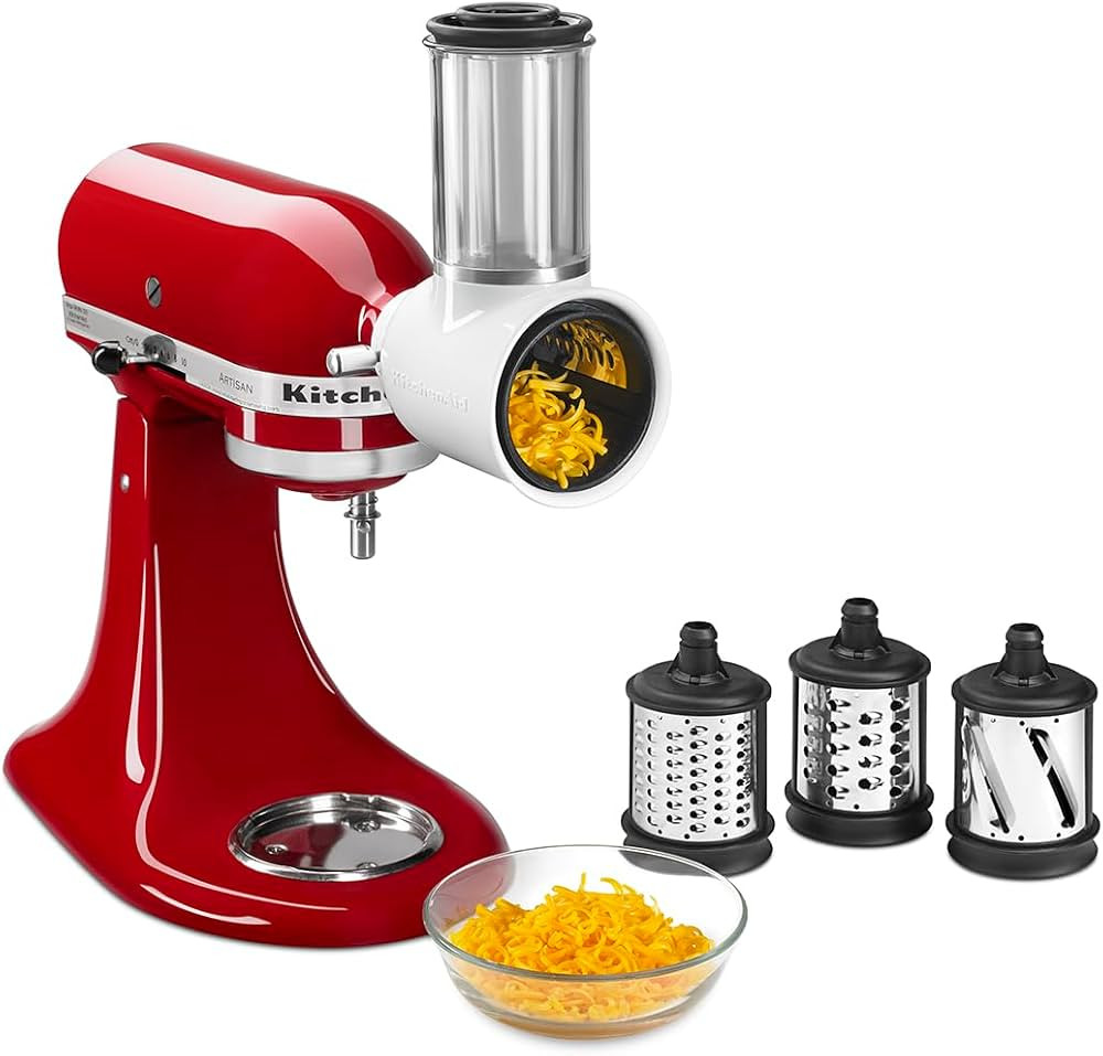 Value Bundle KitchenAid Artisan® Series 5 Quart Tilt-Head Stand Mixer with Fresh Prep Slicer/Shr... | Amazon (CA)