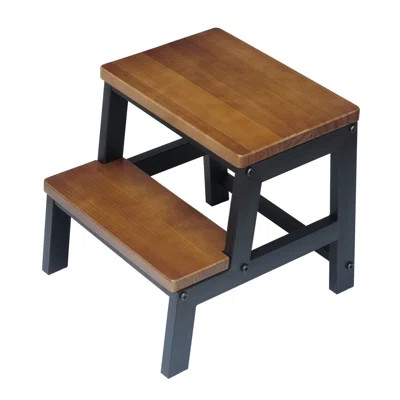 Keid 2 - Step Wood Step Stool | Wayfair Professional