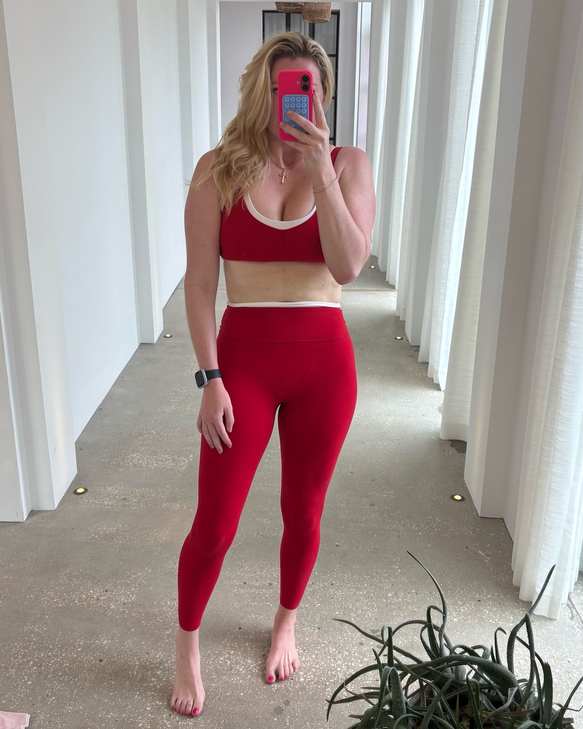 This red color is everything ❤️ I love @abercrombie activewear so much.

#LTKootd #LTKActive #LTKTall