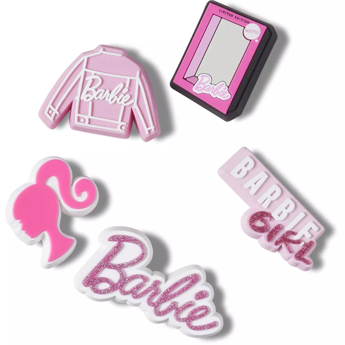Crocs Jibbitz Kids Barbie Mattel Shoe Charms 5pk | Target
