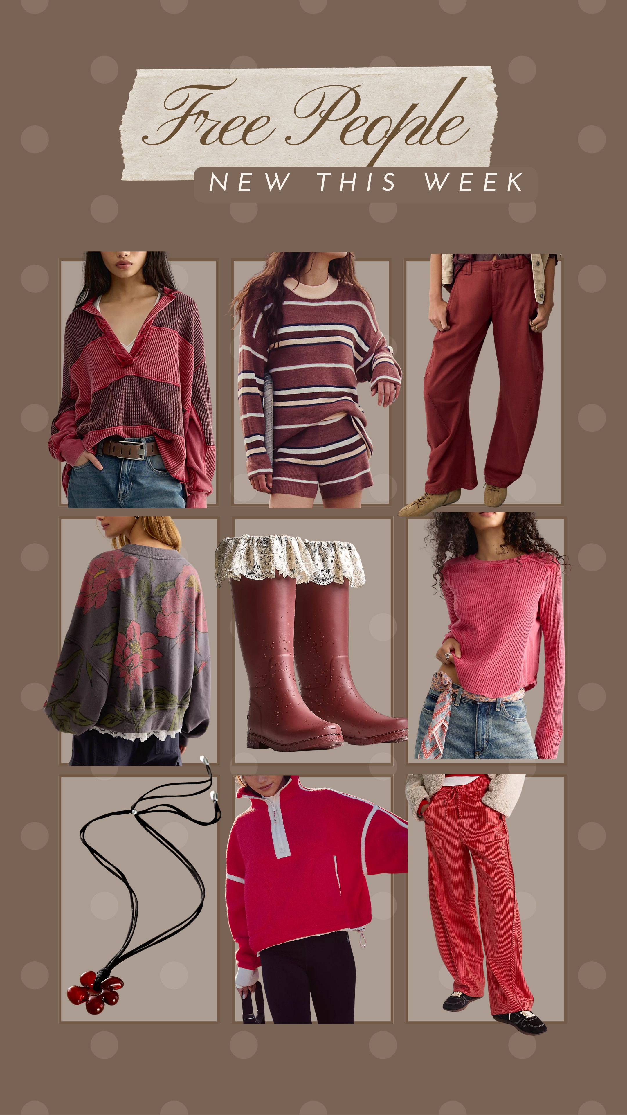 the new arrivals at free people are giving all the fall vibes! loving the rain boots with the lace detailing!
fall outfits, sweaters, accessories 

 #LTKgrwm #LTKootd #LTKmomlife