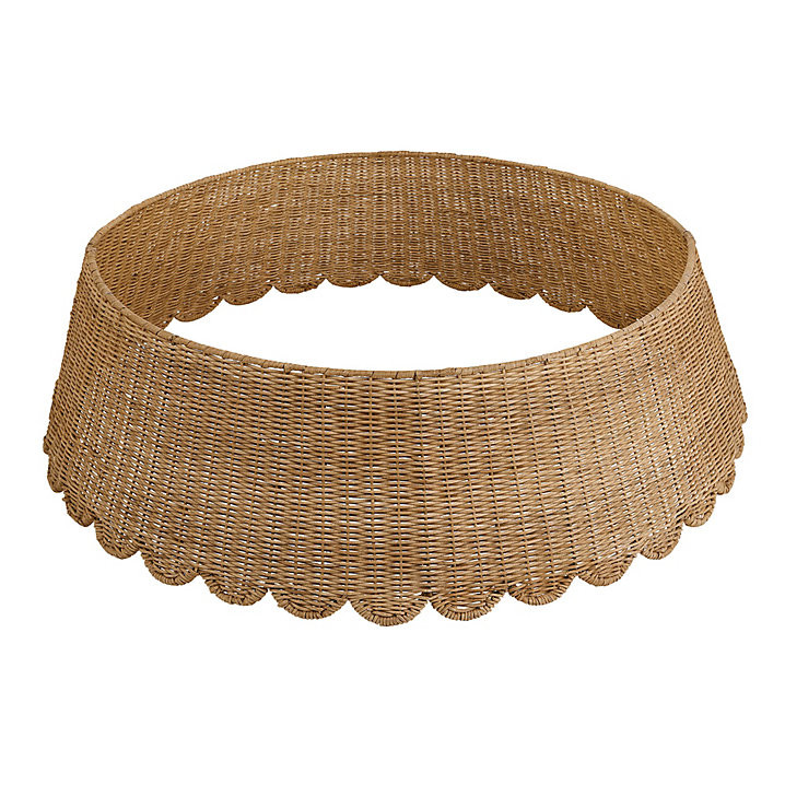 Woven Scalloped Tree Collar | Ballard Designs, Inc.