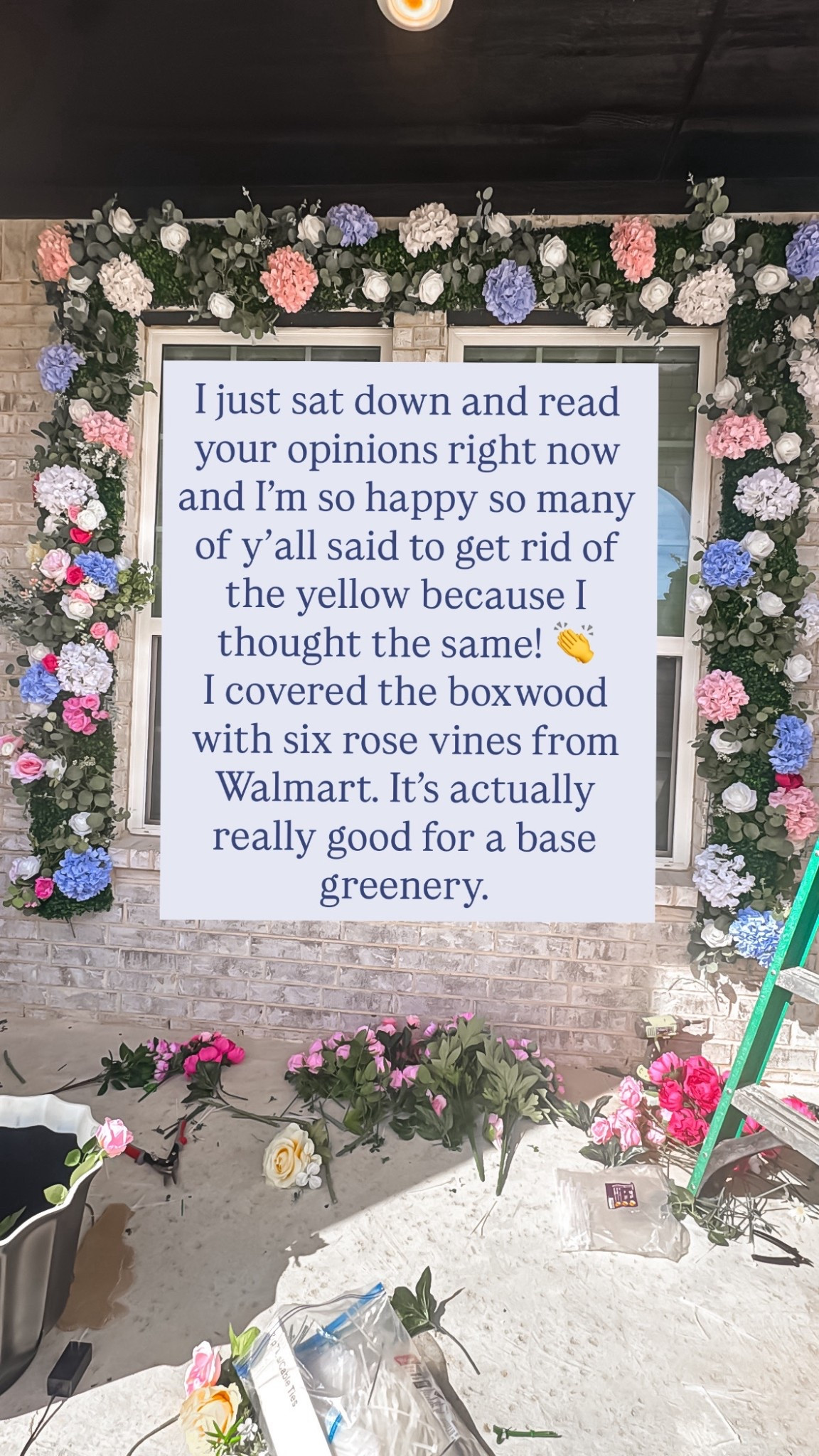 I posted the timelapse and final result on my IG @busybecka Also, if you have Walmart, plus you can get free same-day shipping. And they are also in store, which is a big deal for me. 

#LTKSpringSale #LTKdayinmylife #LTKHome