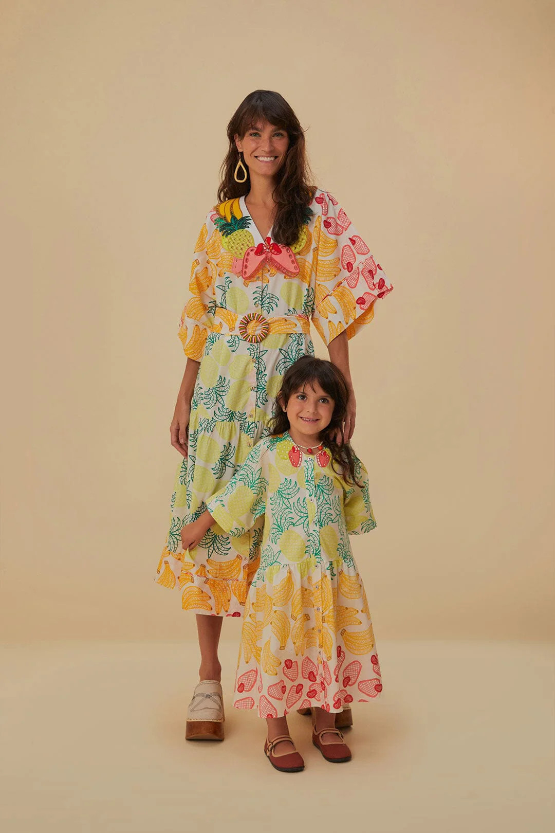Tropical Fruits Kids Dress | FarmRio (US)