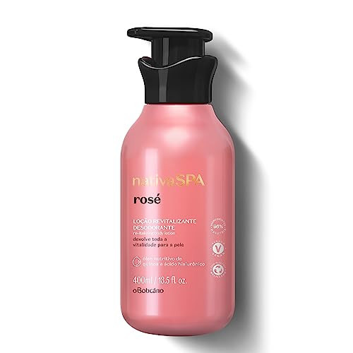 Nativa SPA Rosé Body Lotion by O Boticario, Fragranced Skin Moisturizer with Purified Quinoa Extract, 13.5 Ounce | Amazon (US)