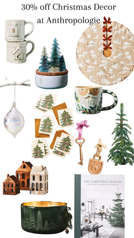 30% off sale on Anthropologie holiday Christmas home decor 

#LTKCyberweek #LTKsalealert #LTKHoliday