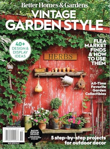 Better Homes & Gardens Vintage Garden Style Magazine 2025 (40+ Design & Display Ideas) | Amazon (US)