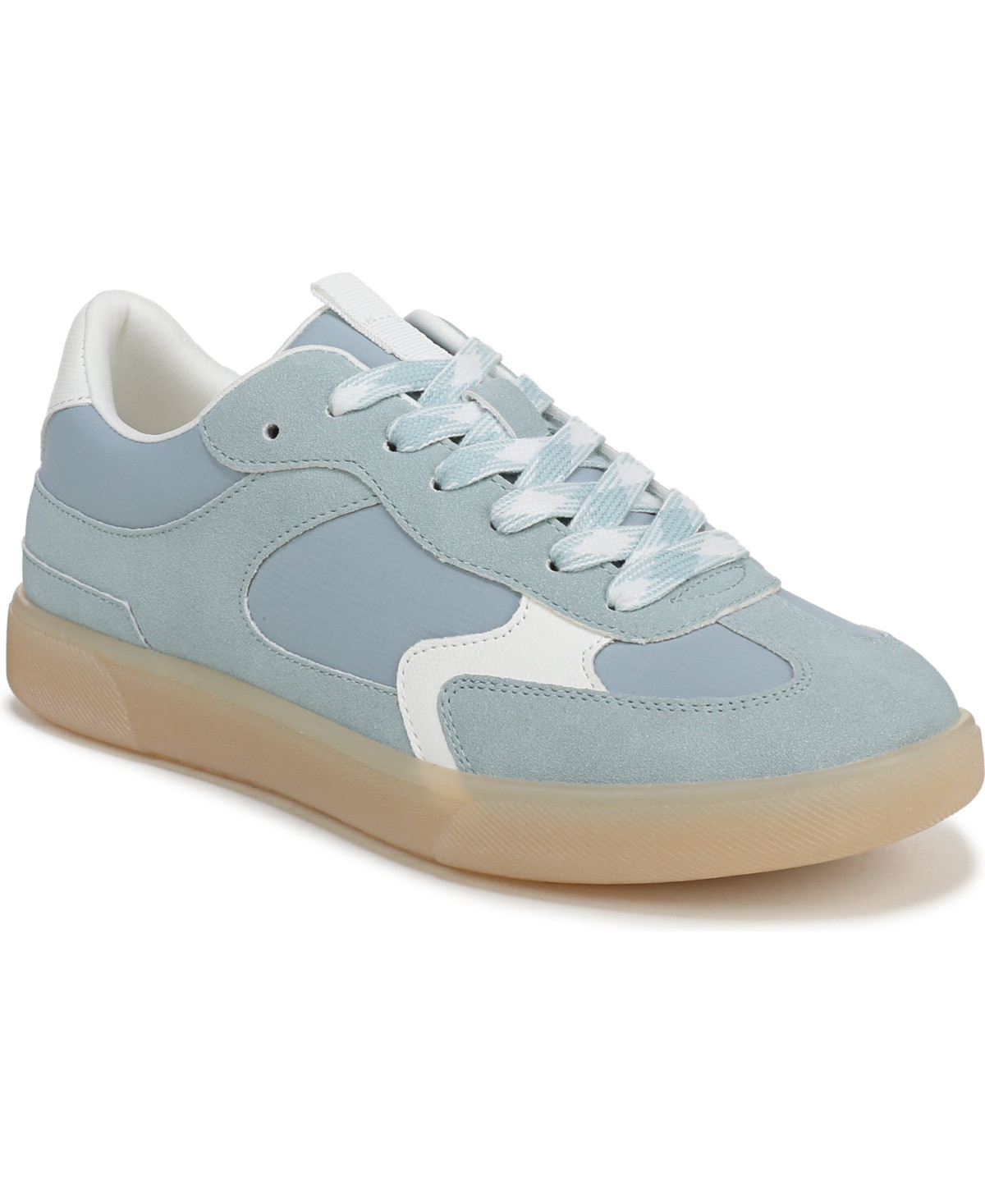 Blowfish Malibu Women's Tastic Lace Up Sneakers - Sky Blue Faux Suede | Macy's