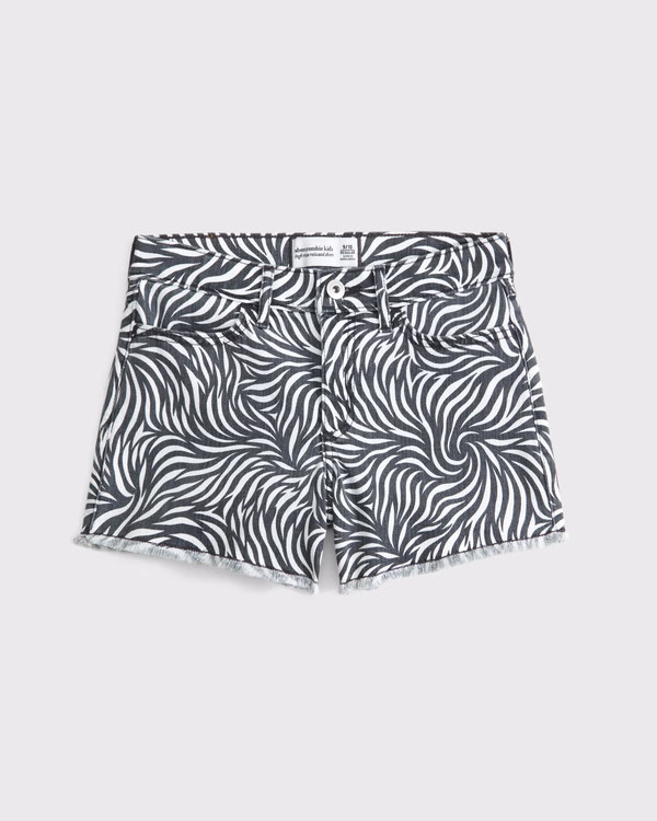 high rise relaxed shorts | Abercrombie & Fitch (US)