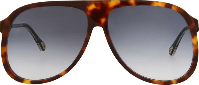 Fashion 62mm Oversize Aviator Sunglasses | Nordstrom Rack