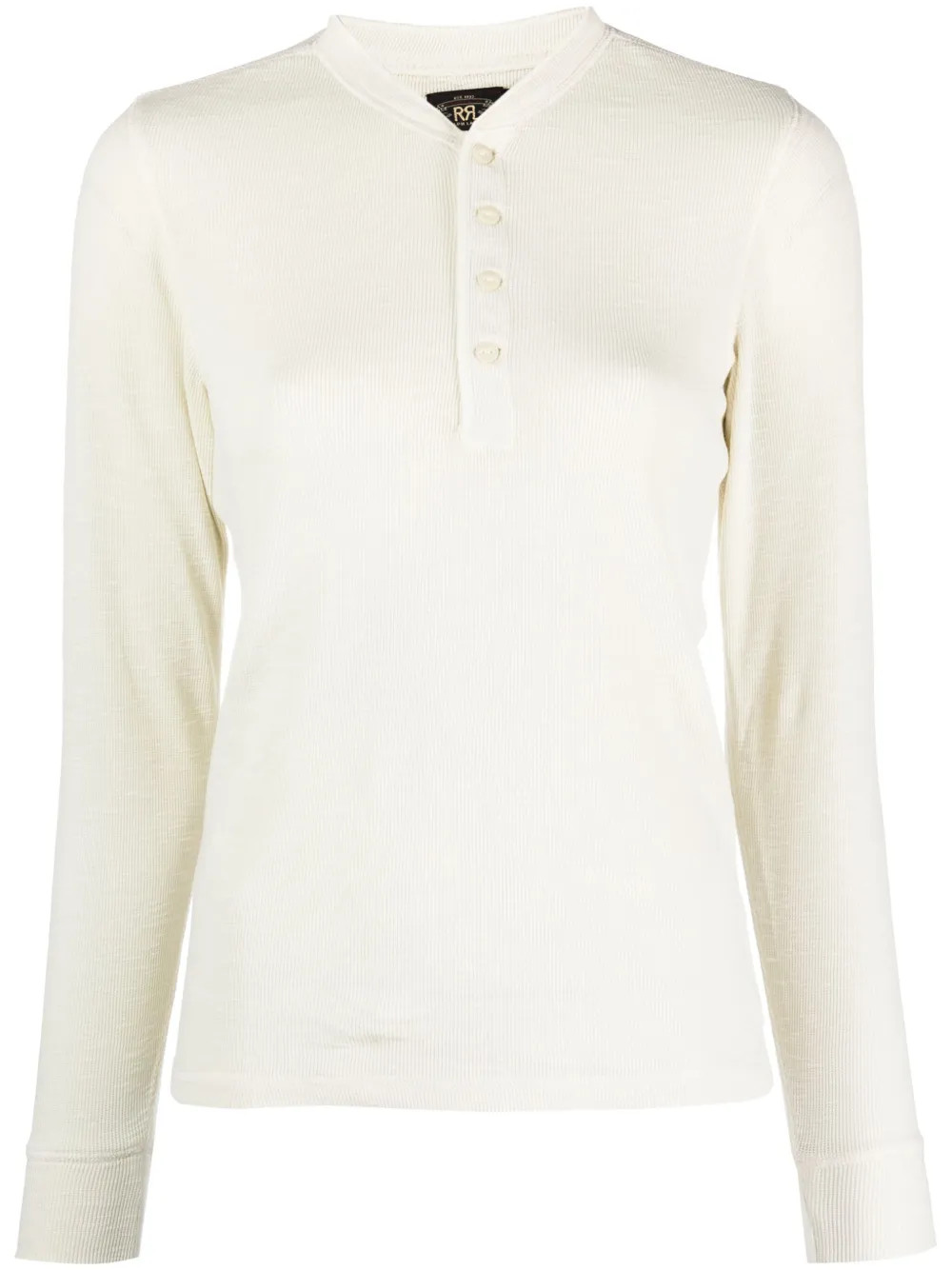 Ralph Lauren RRL Henley button-placket jumper - Neutrals | Farfetch Global