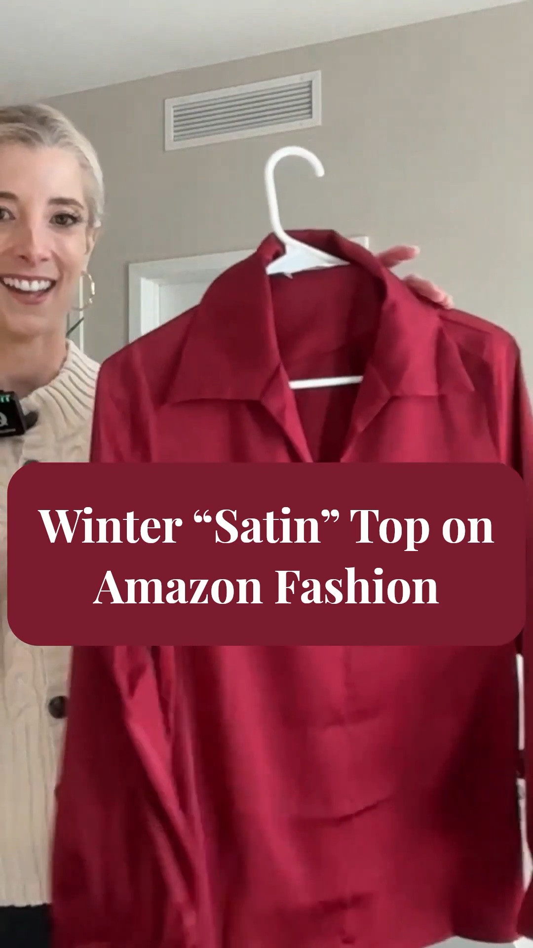 Winter “Satin” Top on Amazon Fashion! Shop my LTK ootd Amazon fashion finds LTK finds under 50 for women’s LTK seasonal style refresh! Clip from My Chic Style Live ! LTK grwm live#LTK valentine Valentine’s Day red top for women’s date night out! Quick shop for Amazon prime members 

#LTKValentine #LTKootd #LTKgrwm