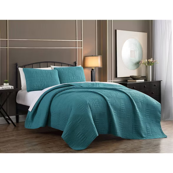 Yardley Embossed Quilt Set - Geneva Home Fashion | Target