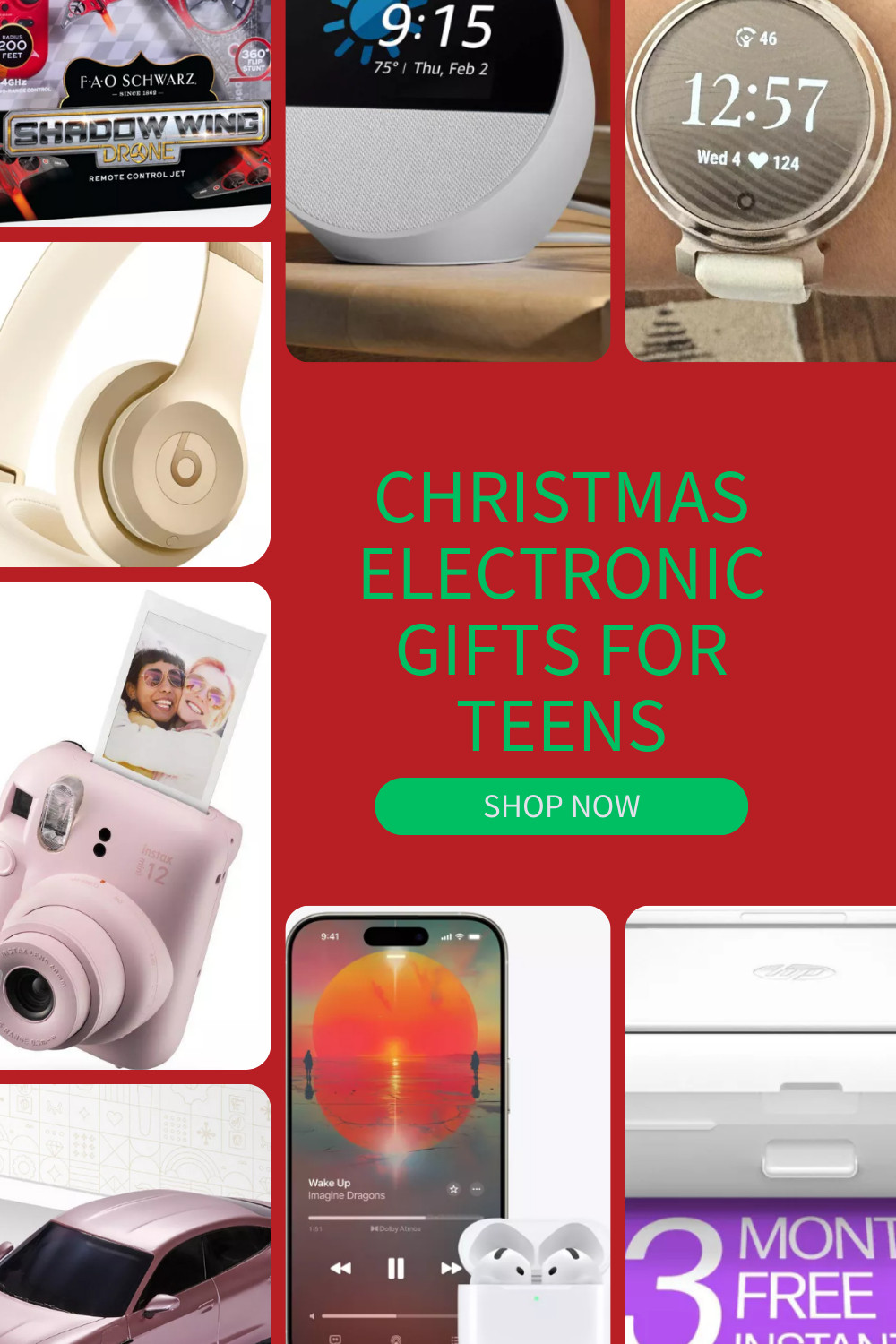 🎄 Top Christmas Electronic Gifts for Teens 🎄

Tech gifts are the ultimate win for teens — fun, stylish, and guaranteed to get real use. From drones to smart displays, instant cameras, headphones, and the latest phone accessories, this guide rounds up the hottest electronics teens actually want this holiday season. Perfect for stocking stuffers, big surprises, or last-minute gifts that still feel thoughtful and cool.

This post contains affiliate links. I may earn a small commission if you make a purchase, at no extra cost to you.

#TeenGiftGuide, #ElectronicsForTeens, #HolidayGiftGuide, #ChristmasGifts2024, #CoolTechGifts, #TeenTech, #GiftsForTeens, #HolidayShopping, #ChristmasIdeas, #GiftInspo, #BelleMedia, #TheWanderGuys, #TechDeals, #GiftsTheyllLove, #ElectronicsSale 

 #LTKCyberWeek #LTKGiftGuide #LTKHoliday