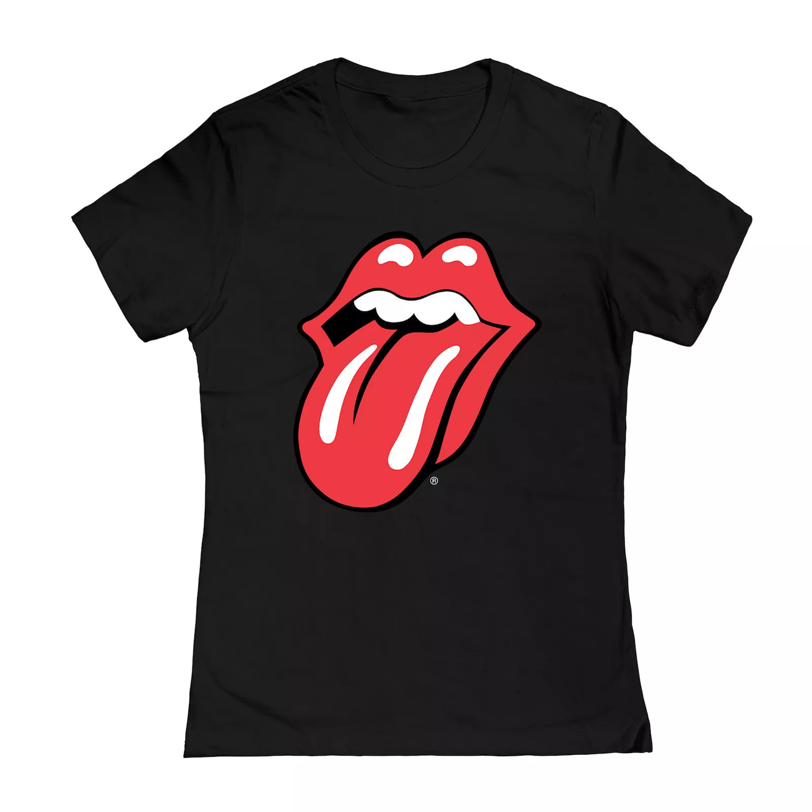 Juniors' Rolling Stones Tongue Classic Graphic Tee, Girl's, Size: Small, Black | Kohl's