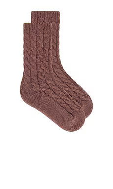 eberjey Slouchy Socks in Deep Taupe from Revolve.com | Revolve Clothing (Global)
