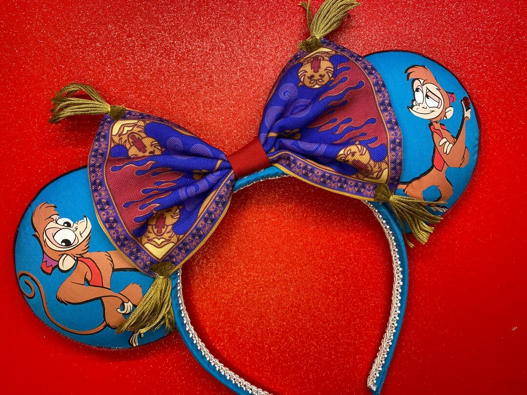 Abu Mickey Ears/carpet/aladdin/princess Jasmine - Etsy | Etsy (US)