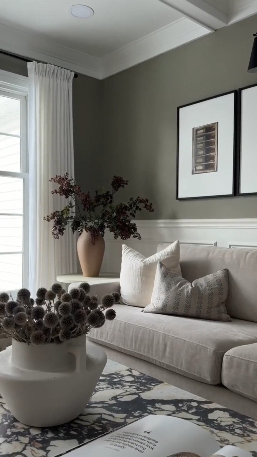 These pinch pleated memory trained drapes come in larger widths than the normal 40” to give a wider and more full panel! This is the beige white! 

#LTKHome