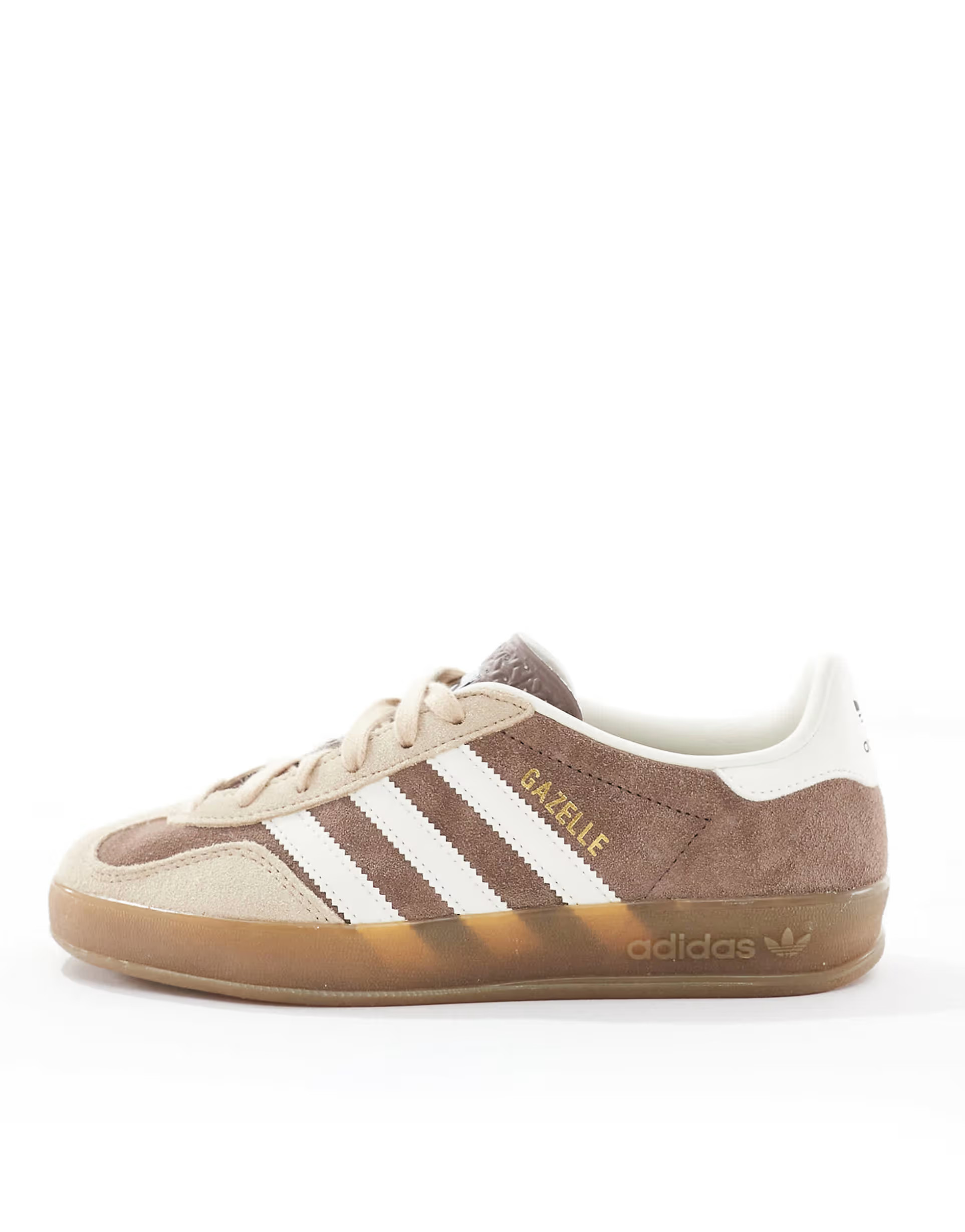 adidas Originals Gazelle Indoor sneakers in beige and white | ASOS (Global)