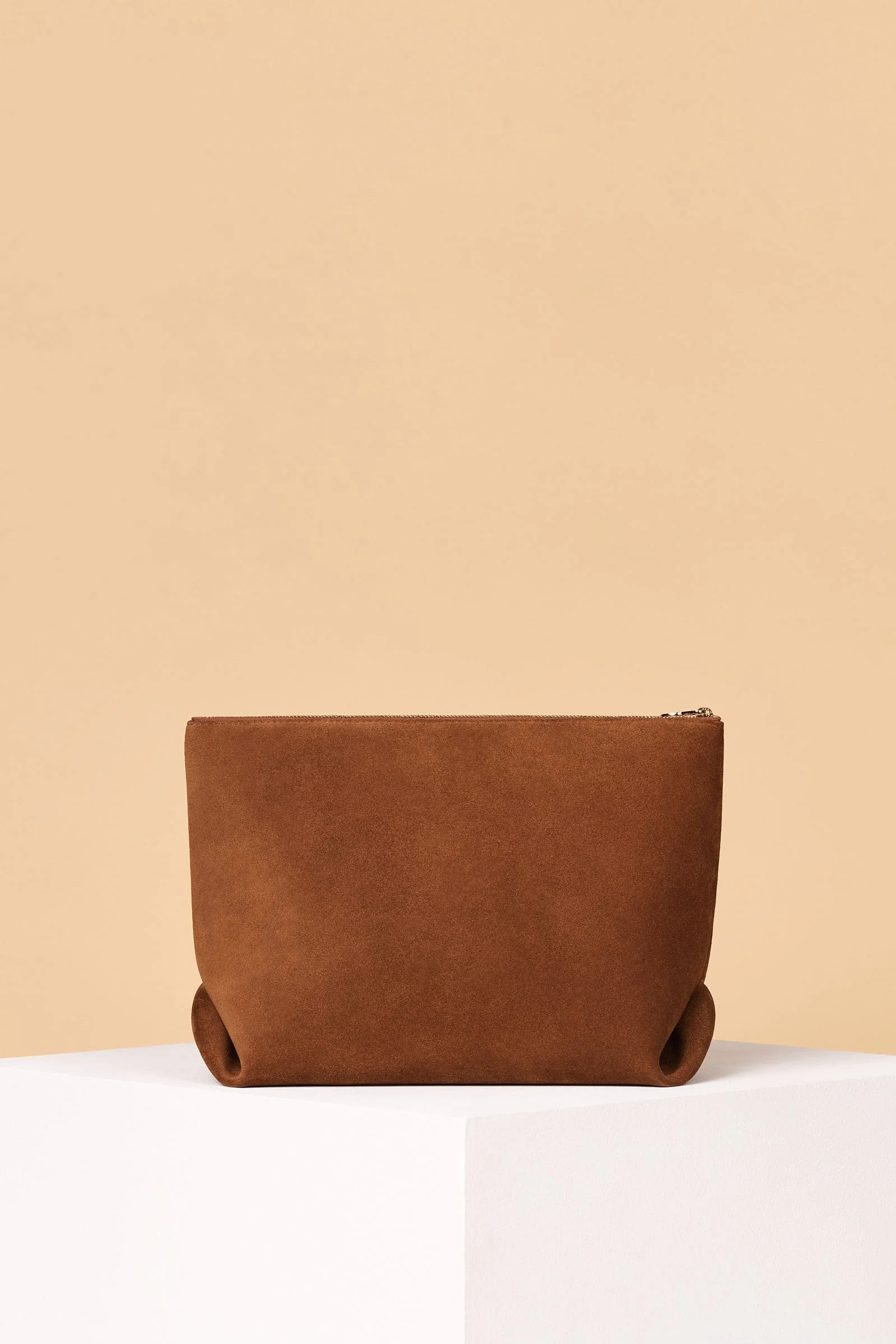 Suede Clutch / Tobacco | Cesta Collective