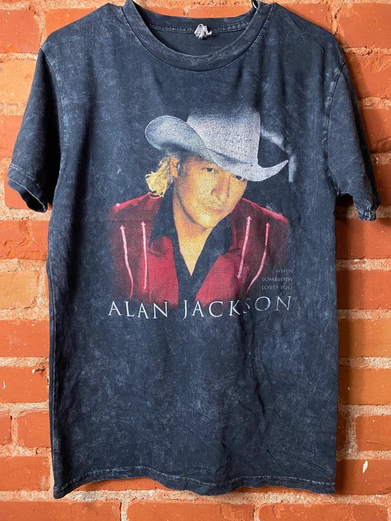 Alan Jackson Retro Shirt - Etsy | Etsy (US)