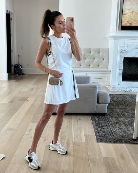 Headed to a Studio McGee event in all Varley 🫶🏼 this white tennis skirt is such a cute look for running errands, girls lunch or playing tennis or golf! 

Varley; tennis skirt; tennis outfit; golf outfit; athleisure outfit; lunch outfit; mom style; white tennis skirt; new balance sneakers; ysl; Christine Andrew 

#LTKfit #LTKunder100 #LTKstyletip