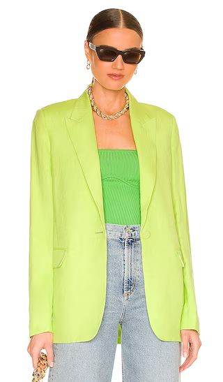 x REVOLVE Summer Linen Blazer in Lime | Revolve Clothing (Global)
