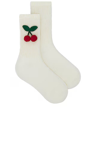 Casa Clara Paulina Sock in Cherry from Revolve.com | Revolve Clothing (Global)