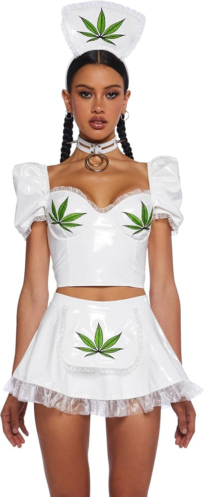 Dolls Kill Nurse Mary Jane Costume - Vinyl and Mesh Outfit by Trickz N' Treatz | Amazon (US)