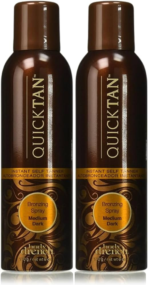 Body Drench Quicktan Quick Tan Bronzing Spray Medium Dark (The Perfect Ultra Bronzing Self-tanner... | Amazon (US)