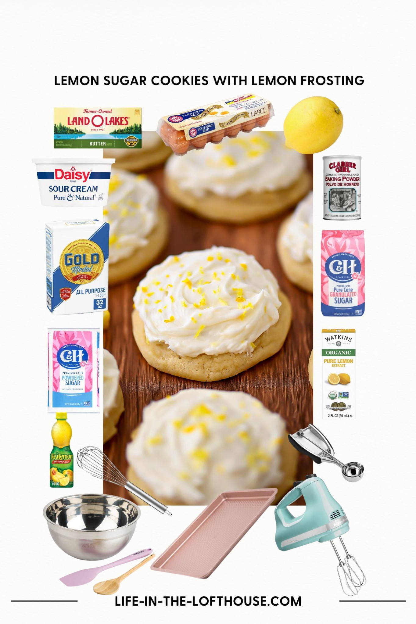 Perfect spring cookies-Lemon Sugar Cookies with Lemon Frosting! 🍋 Full recipe at https://life-in-the-lofthouse.com/lemon-sugar-cookies-with-lemon-frosting/
Ingredients, recipe, dessert, groceries, Walmart

#LTKFind #LTKhome #LTKfamily
