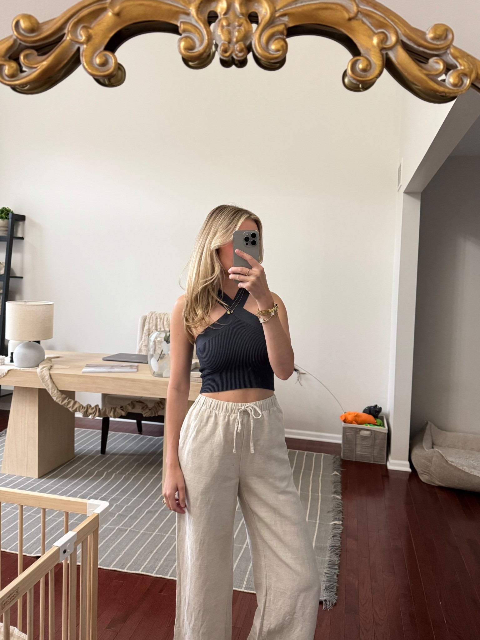 Top and pants are TTS, wearing xs 