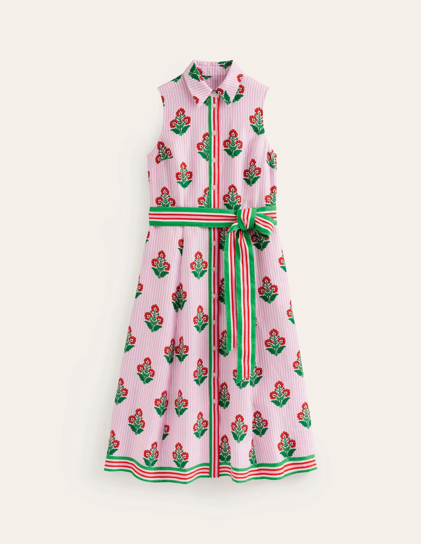 Kate Linen Midi Shirt Dress | Boden (US)